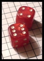 Dice : Dice - 6D Pipped - Red Swirl Crystal Caste - Ebay May 2012